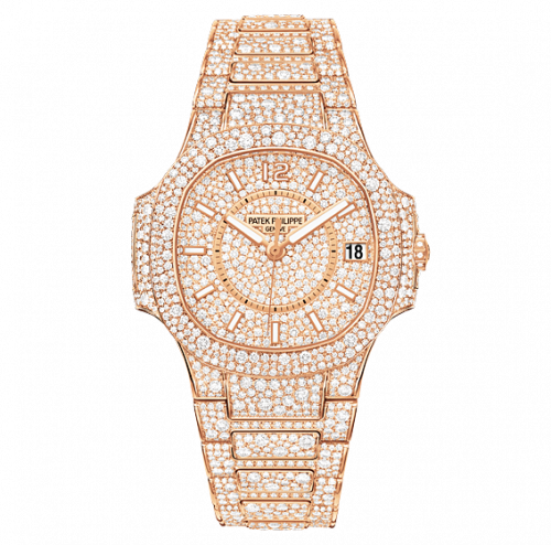 Patek Philippe Nautilus 7021 Rose Gold Diamond