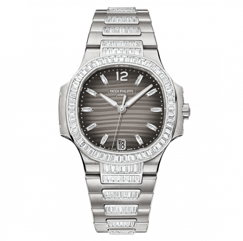 Patek Philippe Nautilus 7014 White Gold Grey