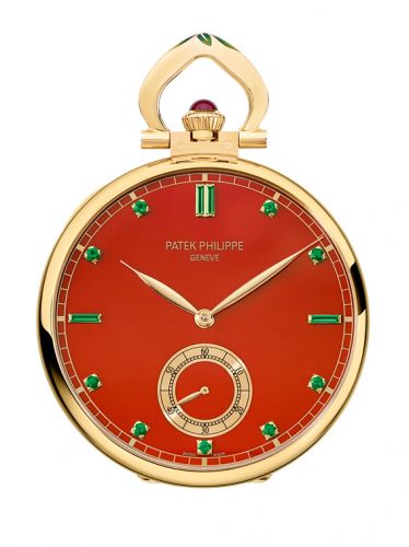 Patek Philippe Pocket Watch Lepine Yellow Gold Tudor Rose