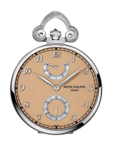 Patek Philippe Pocket Watch Lepine Power Reserve White Gold Japanese Cherry