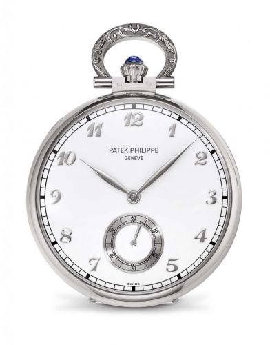 Patek Philippe Pocket Watch Lepine White Gold Pittsburgh
