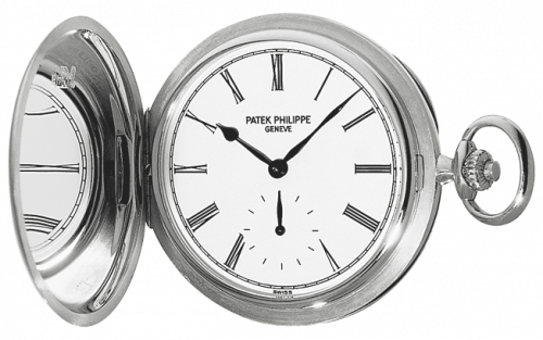 Patek Philippe Pocket Watch Savonette White Gold White