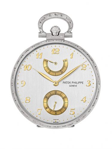 Patek Philippe Pocket Watch Lepine Power Reserve White Gold From Father to Son