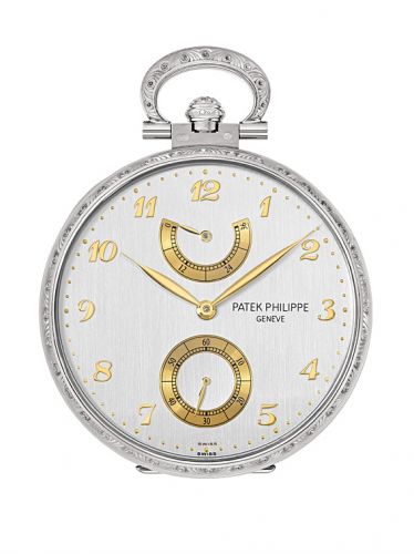 Patek Philippe Pocket Watch Lepine Power Reserve White Gold From Mother to Daughter