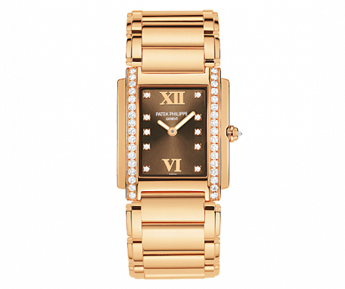 Patek Philippe Twenty~4 490811 Rose Gold Chocolate