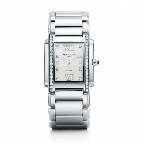 Patek Philippe Twenty~4 4910 Tiffany Stainless Steel White