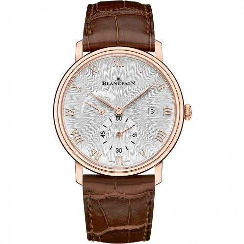 Blancpain Villeret Ultraplate Power Reserve Date Red Gold Opaline