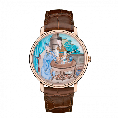 Blancpain Villeret Manuelle Piece Unique Grand Feu Men with Lunch