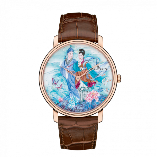 Blancpain Villeret Manuelle Piece Unique Grand Feu Couple in Field