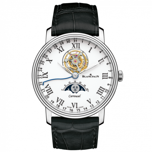 Blancpain Villeret Carrousel Phase de Lune Platinum