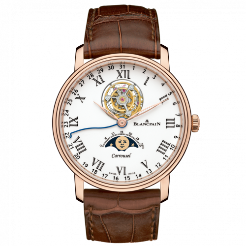 Blancpain Villeret Carrousel Phase de Lune Red Gold
