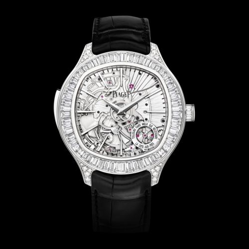 Piaget Emperador Coussin Minute Repeater White Gold Baguette