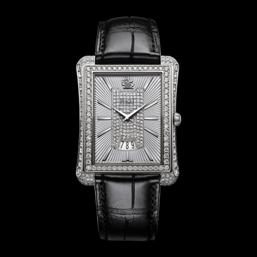Piaget Emperador Date White Gold Diamond