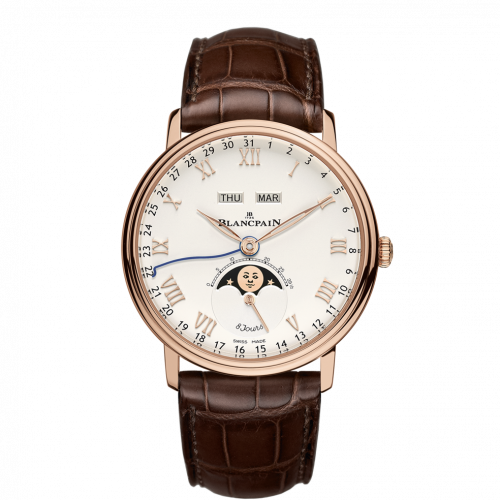 Blancpain Villeret Quantieme Complet 8 Jours Red Gold White