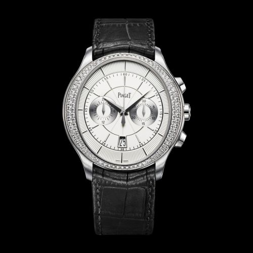 Piaget Gouverneur Chronograph White Gold Diamond
