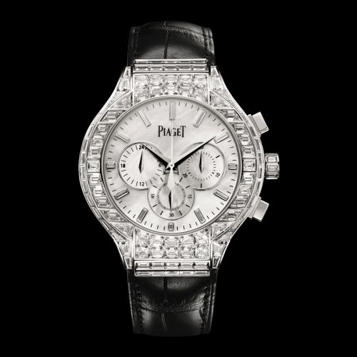 Piaget Polo 44 Chronograph White Gold Diamond