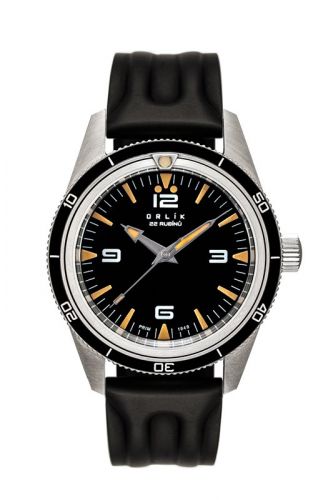 Prim Orlík 38 Stainless Steel Black Rubber