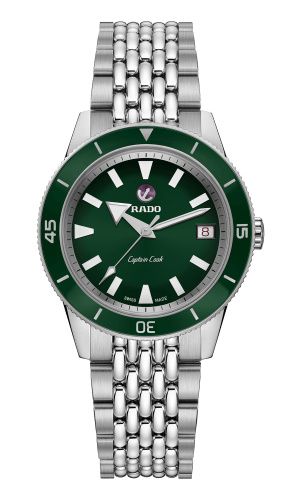 Rado HyperChrome Captain Cook 37 Green Bracelet