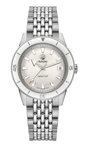 Rado HyperChrome Captain Cook 37 White Bracelet