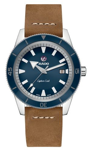 Rado HyperChrome Captain Cook 42 Stainless Steel Blue Calf