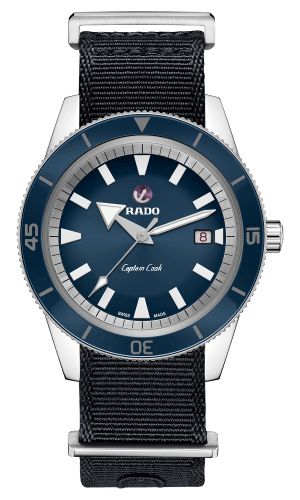 Rado HyperChrome Captain Cook 42 Stainless Steel Blue
