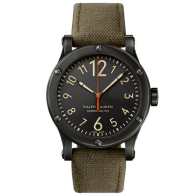 Ralph Lauren Safari 45mm Chronometer Aged Steel Black