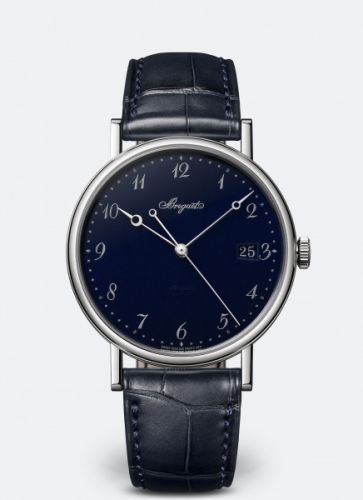 Breguet Classique 5177 White Gold Blue Enamel