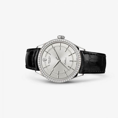 Rolex Cellini Time White Gold Diamond Rhodium