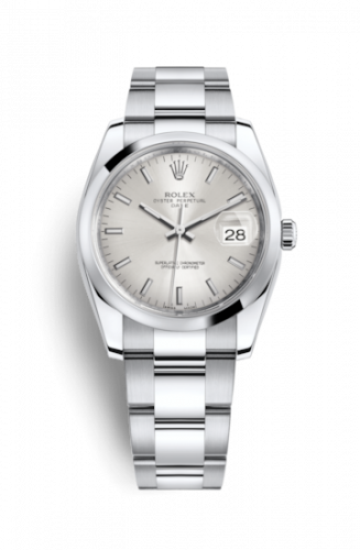 Rolex Oyster Perpetual Date 34 Stainless Steel Domed Oyster Silver
