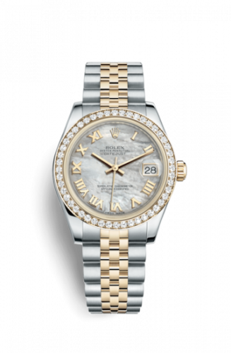 Rolex Datejust 31 Rolesor Yellow Diamond Jubilee MOP Roman