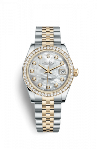 Rolex Datejust 31 Rolesor Yellow Diamond Jubilee MOP