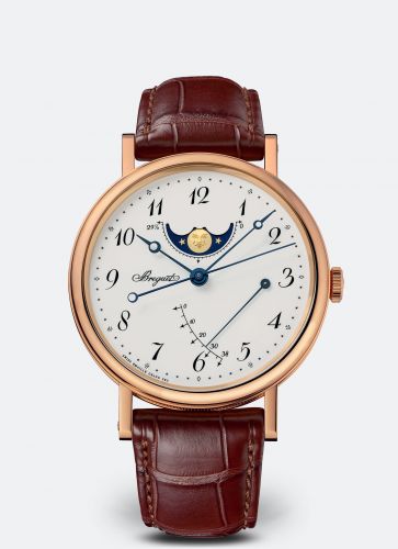 Breguet Classique 7787 Moonphase Rose Gold Grand Feu Enamel
