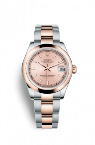 Rolex Datejust 31 Rolesor Everose Domed Oyster Pink
