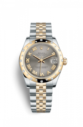 Rolex Datejust 31 Rolesor Yellow Domed Diamond Jubilee Steel Roman