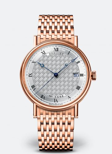 Breguet Classique 5177 Rose Gold Silver Bracelet