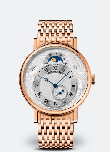 Breguet Classique 7337 Rose Gold Silver Bracelet