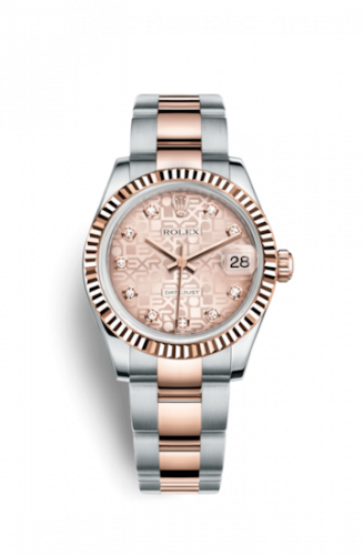 Rolex Datejust 31 Rolesor Everose Fluted Oyster Pink Computer