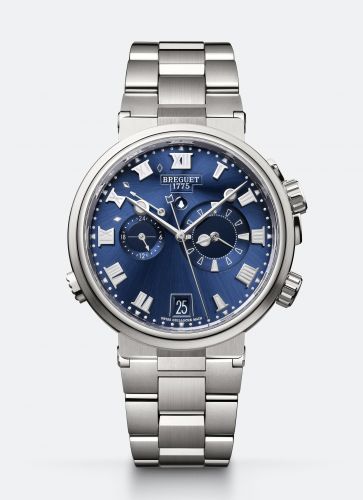 Breguet Marine Alarme Musicale Titanium Blue Bracelet