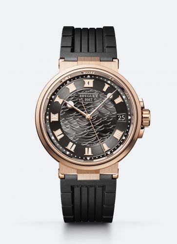 Breguet Marine 5517 Rose Gold Slate Grey Rubber