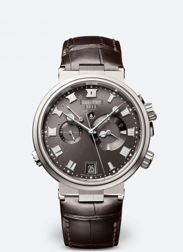 Breguet Marine Alarme Musicale Titanium Grey Alligator