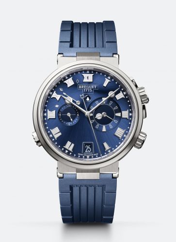 Breguet Marine Alarme Musicale Titanium Blue Rubber