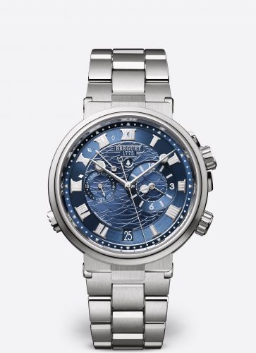 Breguet Marine Alarme Musicale White Gold Blue Bracelet