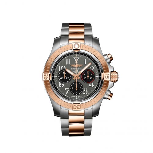 Breitling Avenger B01 Chronograph 45 Stainless Steel Red Gold Anthracite Bracelet