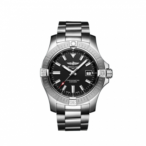 Breitling Avenger Automatic 43 Stainless Steel Black Bracelet