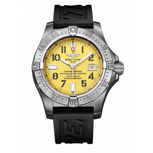 Breitling Avenger Seawolf Stainless Steel Yellow