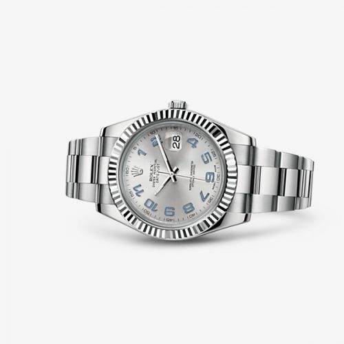 Rolex Datejust II Fluted Rhodium