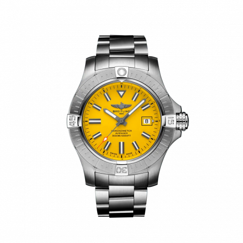 Breitling Avenger Automatic 45 Seawolf Stainless Steel Yellow Bracelet