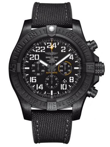 Breitling Avenger Hurricane 24H Breitlight Volcano Black Military Pin