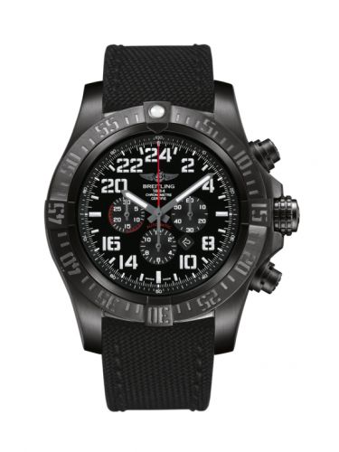 Breitling Super Avenger II Military Black Steel Volcano Black Military