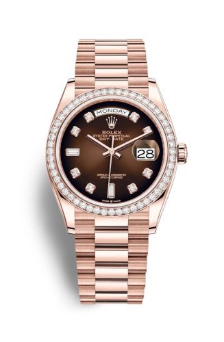 Rolex Day-Date 36 Everose Gold Diamond Rose-Diamond President